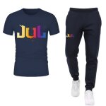Ensemble sport homme - npz - style jul - marquage jul multicolore - t - shirt technique neoteric - jogging ...
