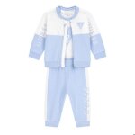 Ensemble sweatshirt zipp� et pantalon de jogging b�b� gar�on guess