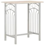 Ensemble table de bar + 2 tabourets bar mange - debout - maison &946347 - bois et acier - industriel Ensemble table de bar + 2 tabourets bar mange - debout - maison &946347 - bois et acier - industriel