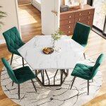 Ensemble table et chaises - cdisplay - 4 chaises - pour salle � manger cuisine salon