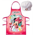 Ensemble de tabliers - disney - minnie la souris - tablier et toque - 100% polyester - pour enfants 3 ...