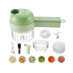 Ensemble de trancheuse à légumes multifonction électrique portable sans fil 4 en 1 robot culinaire manuel ... Ensemble de trancheuse à légumes multifonction électrique portable sans fil 4 en 1 robot culinaire manuel ...