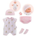 Ensemble de vtements pour poupes - corolle mon grand poupon - rose - convient aux poupes de 36cm