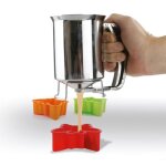 Entonnoir  piston 10 x 15 cm acier inoxydable - baumalu