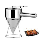 Entonnoir � piston - acier inoxydable - 12 litre - facile � nettoyer - passe au lave - vaisselle