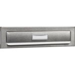 Entre courrier pour porte burg wachter - encastrable - inox