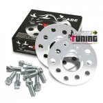 Entretoises elargisseurs de voie avec centrage vw golf iv bora 2x15mm (02675)
