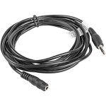 Env. - mjfj 10cc - 0030�bk c�ble audio jack st�r�o m�le vers jack 35�mm femelle 3�m noir[818]