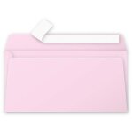 Enveloppe - clairefontaine - pollen - 110x220mm - 120g - rose drag�e - paquet de 20