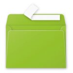 Enveloppe - clairefontaine - pollen - 120g - 114x162 mm - vert menthe - paquet de 20