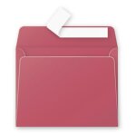 Enveloppe - clairefontaine - pollen - 120g - 90x140mm - bordeaux - paquet de 20