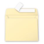 Enveloppe 120g - clairefontaine - 90x140 - chamois - papier compatible jet dencre et laser