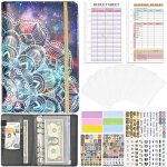 Enveloppe budget planner - budget - a6 - plastique transparent - 8 pièces - noir Enveloppe budget planner - budget - a6 - plastique transparent - 8 pièces - noir