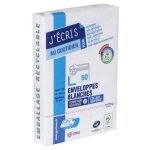 Enveloppes dl - gpv - 110 x 220 mm - 80g - fermeture scurise - pack de 50