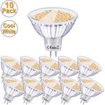 Ampoule led mr16 / gu5. 3 6w 12v blanc froid 6000k eofiti - lot de 10