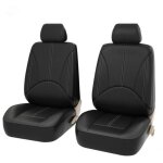 Eosnow housses de si�ge auto universelles en cuir respirant 4 pi�ces accessoires dint�rieur pour suv