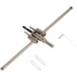 Eosnow jeu de forets de scie cloche circulaire argent�e r�glable de 30 � 300 mm outil de bricolage pour ...