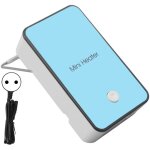 Eosnow mini chauffage chauffage rapide � faible bruit miniwatt bleu chauffe - bureau portable avec support ...