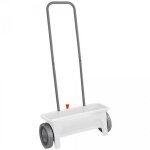 Gt garden - pandeur  engrais ou gazon sur roues - 12 litres