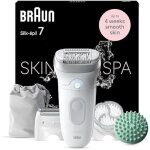 pilateur - braun - silk - pil 7 skinspa - tte large - pilation confortable - accessoires inclus