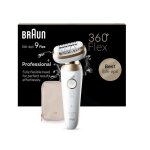 pilateur - braun - silk epil 9 - 011 3d - tte flexible - technologie wet & dry - 40 pincettes microgrip ...