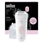 �pilateur �lectrique - braun - se5 - 011 - 2 modes - 40 min - �tanche - blanc / rose