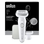�pilateur �lectrique - braun - ses9 - 030 - 2 modes - 50 min - �tanche - blanc