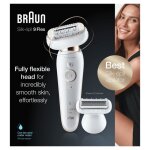 pilateur lectrique braun silk - pil 9 flex 9 - 002 - tte flexible - pilation longue dure - blanc ...