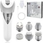 �pilateur �lectrique multifonction - belle commode - 7 en 1 - visage jambes sourcils nez maillot aisselles ...