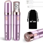 �pilateur facial �lectrique - estampille - rechargeable usb - lumi�re led int�gr�e - 2 en 1 - gurelax ...