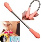�pilateur manuel facial - m�tal - stick b�ton - �pilation discr�te - longueur 19 cm - ressort 10 cm