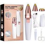 Epilateur sourcil rasoir �lectrique femme 2 en 1 rechargeable rasoir visage flawless epilateur visage ...