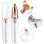Epilateur sourcil rasoir lectrique femme 2 en 1 pilateur visage femme flawless avec brosse rasoir lectrique ...