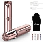 �pilateur visage femme rechargeable sans douleur2 t�tes de rechange inclusesrasoir �lectrique pour jouesmenton ...