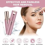 pilateur visage - folaya - stylo rasoir lectrique - rechargeable - led intgre - usage quotidien
