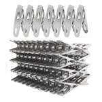 �pingles � linge m�tal - pince a linge inox - coupe vent et antirouille - pinces � linge pour chaussettes ...