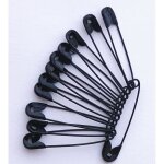 �pingles � nourrice - filouface - 12 x 38 mm - couleur noir - accessoire pratique - id�al pour couture ...