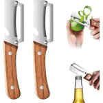 �plucheur � l�gumes multifonctionnel 2 en 1 avec lames ultra - tranchantes en acier inoxydable et manche ...