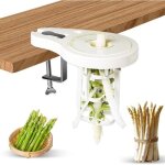 �plucheur manuel pour asperges - mhy� - 6 lames en acier inoxydable - �pluchage pr�cis et uniforme - ...