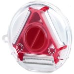 �plucheur multifonctionnel rotatif 3en1 avec 3 lames tranchantes et couvercle�plucheur durable en acier ...