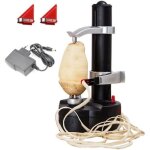 Eplucheur de pommes de terre electrique [2 lames supplementaires] - coupe automatique de fruits et legumes ...
