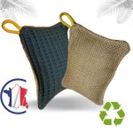 Eponge lavable r�utilisable fabriqu�e en france �cologique pour nettoyer tous supports vaisselle salle ...