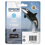 Epson cartouche dencre t7605 cyan clair - orque (c13t76054010)