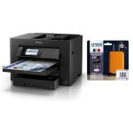 Epson imprimante wf - 7840dtwf + pack de 4 cartouches dencre couleurs xl epson