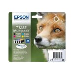 Epson multipack t1285 - renard - noir cyan magenta jaune (c13t12854012)