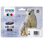 Epson multipack t2636 xl - ours polaire - noir cyan jaune magenta (c13t26364010)