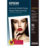 Epson papier 50 feuilles mat archival - a3 + 189g / m - 329 x 483 cm - compatibles : surecolor sc - ...