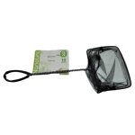 Epuisette filet noir maille moyenne 15 cm x 13 x 40 cm aquarium - animallparadise