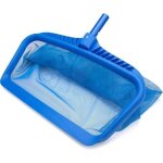 Epuisette de fond de grand capacit pour votre piscine - luxe - couleur bleu - fitt