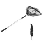 puisette de pche filet de pche pliant filet  poisson tlescopique 2. 1 m avec poigne de tige tlescopique ...